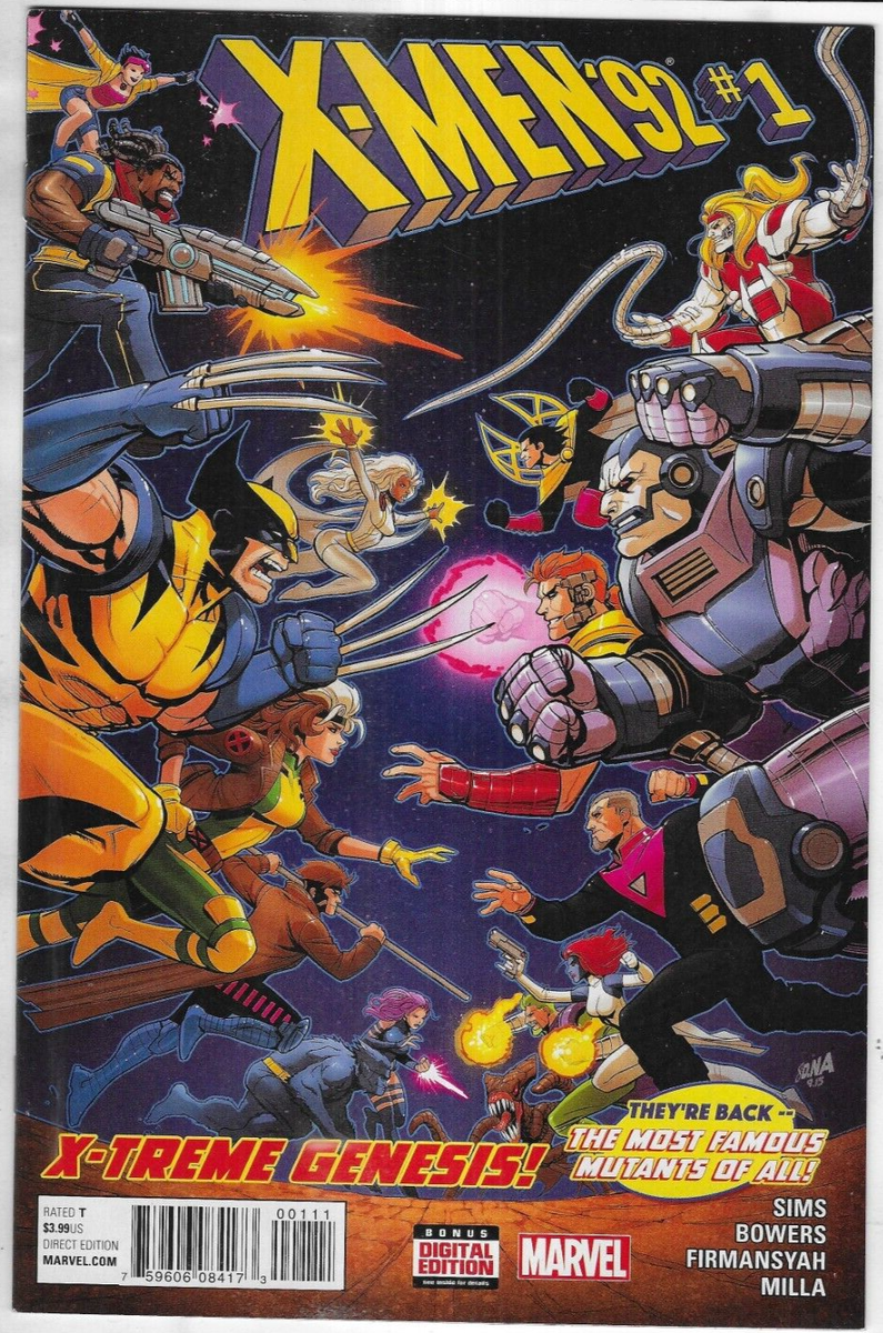X-Men '92 Comic 1 Cover A David Nakayama First Print 2016 Chris