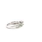 Sterling Silver CZ Ring Halo Setting - Size 7.5 — photo 4