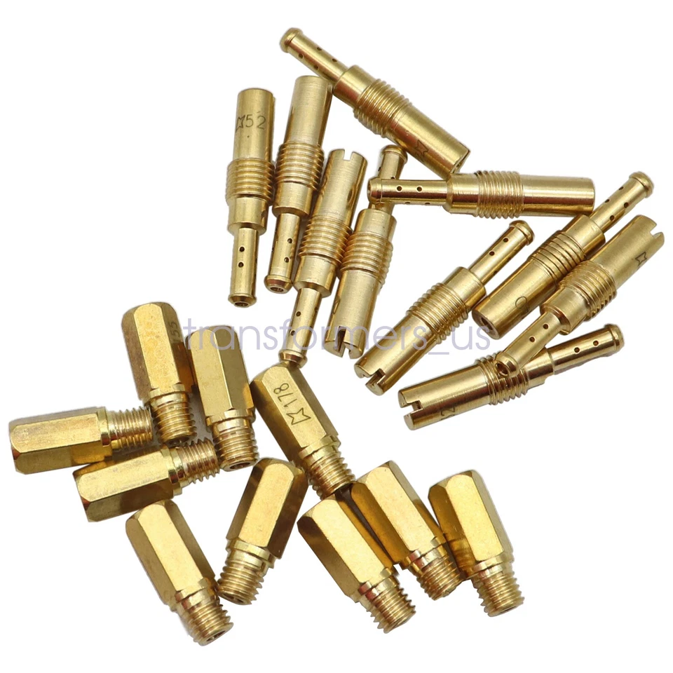 Kit de chorro principal de carburador de 10 piezas de chorro piloto lento y para PWK Keihin OKO CVK PWM Foto 4 de 4