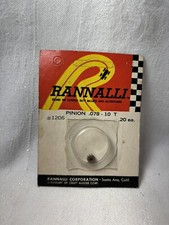 Rennalli 10 Tooth Medium Slot Car Pinion Gear Vintage NOS 1206