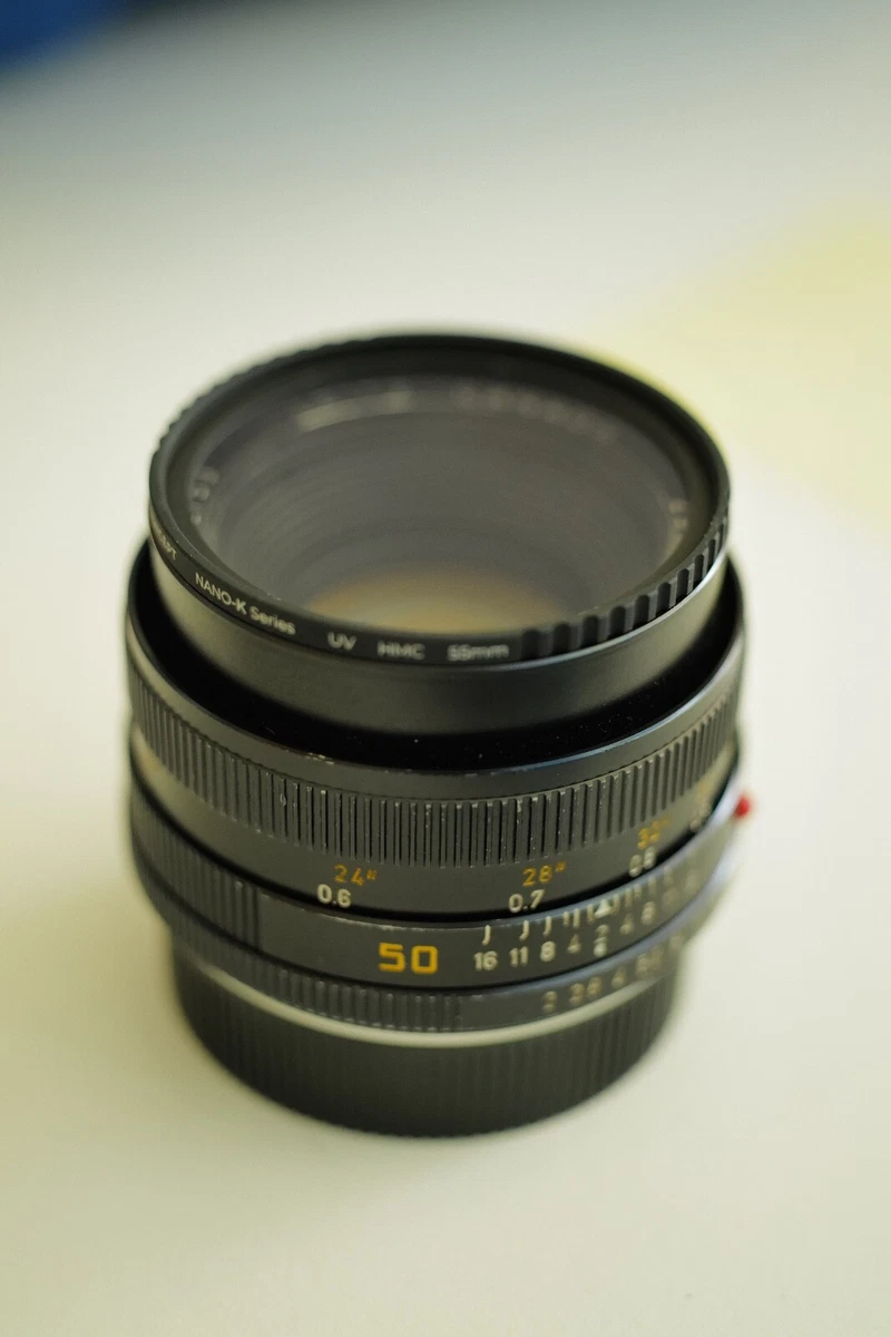 Leica SUMMICRON-R 50mm f/2 レンズ Leica 50mm f/2 Summicron-R 3RD Cam Lens, Made in Canada {55}