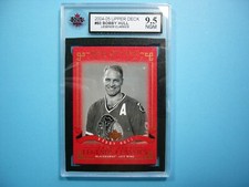2004/05 UPPER DECK LEGENDS CLASSICS NHL HOCKEY CARD #83 BOBBY HULL KSA 9.5 UD