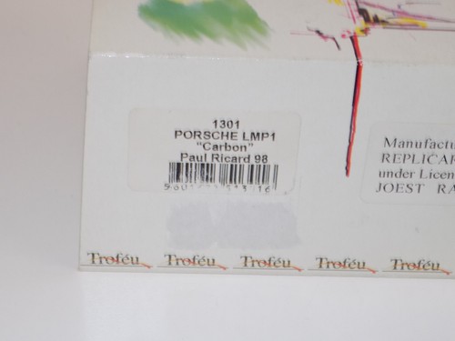 1/43 Trofeu Porsche LMP1 Carbon Paul Ricard 1998 Car #7 TRF 1301 - Picture 4 of 4