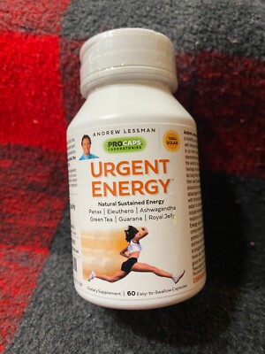 Andrew Lessman Urgent Energy 60 Capsules Exp. 12/30/2025