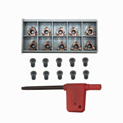 20pcs 16IR+ 16ER AG60 +20* screw Carbide Insert FOR Lathe Threading Tool SNR/SER