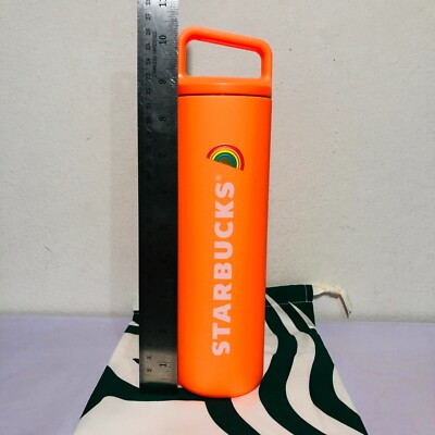 Starbucks Stainless MiiR Water Bottle 20 oz. Orange Rainbow | eBay