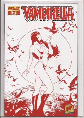 VAMPIRELLA #2 - DF PAUL RENAUD BLOOD RED VARIANT - LIMITED TO ONLY 500 COPIES