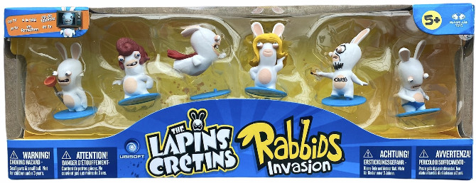 Figurine Rabbids Lapins Crétins: Mad Dogs - Boîte Set UBI COLLECTIBLES - Occasion Excellent état