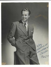 Phil Arthur Signed 1946 Publicity Photo / Actor Autographed