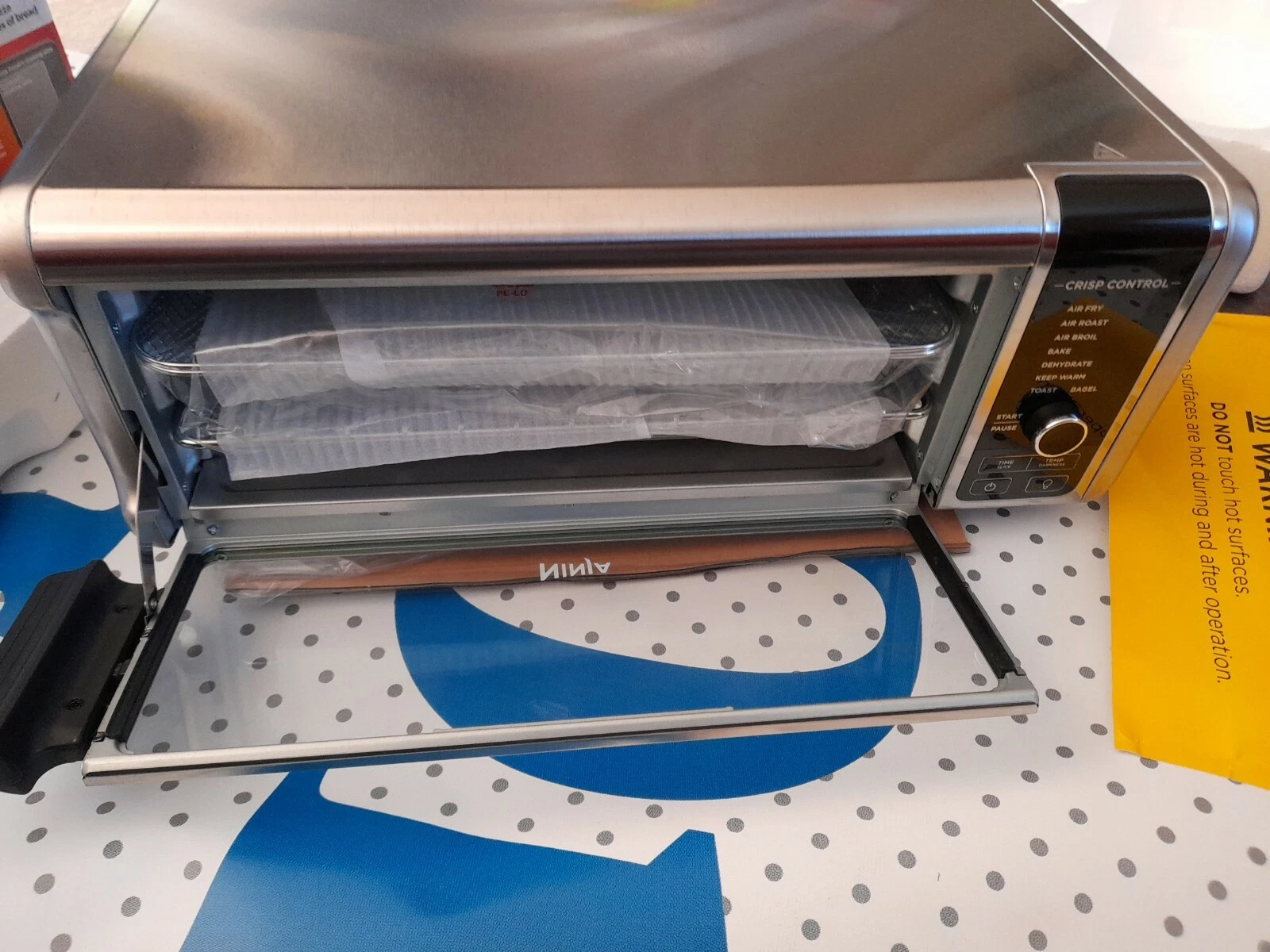 Ninja 1800-Watts F Digital Air Fry Oven with Convection - Gray- SP101 (9B-OB)