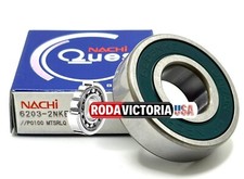 NACHI JAPAN 6203 2NKE9 CM BALL BEARING, RUBBER SEALED 17x40x12 6203 2RS 6203DDU