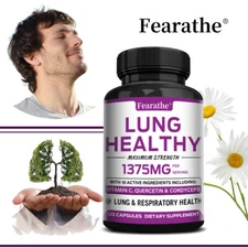 Lung Health -Lung Cleanse & Detox-Support Clear Lungs a Healthy Lungs Supplement