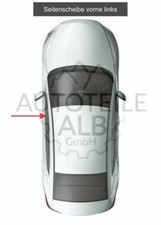 VW FOX 2005-2011 Seitenscheibe vorne links Fahrerseite GRÜN SOLAR