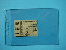 1968 VANCOUVER ROYALS 1ST GAME TORONTO FALCONS NASL SOCCER FOOTBALL TICKET STUB