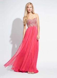 strapless embellished dress