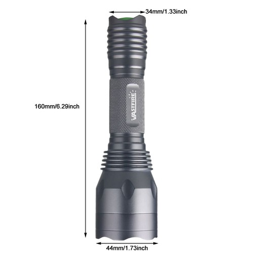 UV 3*LED Taschenlampe 365nm Scorpion Bernstein Schwarzlicht Handlampe &AKKU Kit - Bild 12 von 13