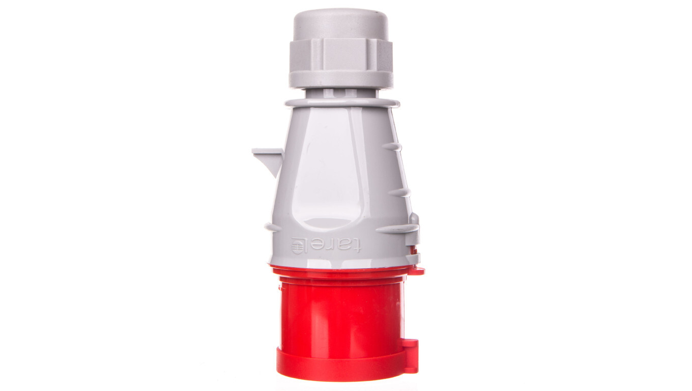Portable insulating plug 16A 400V 4P IP44 / screw terminals / 104 /T2UK