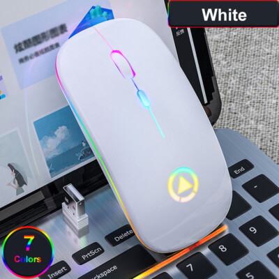 2.4G Wireless Bluetooth LED Optical Mouse 3 DPI with USB Receiver for Laptop PC