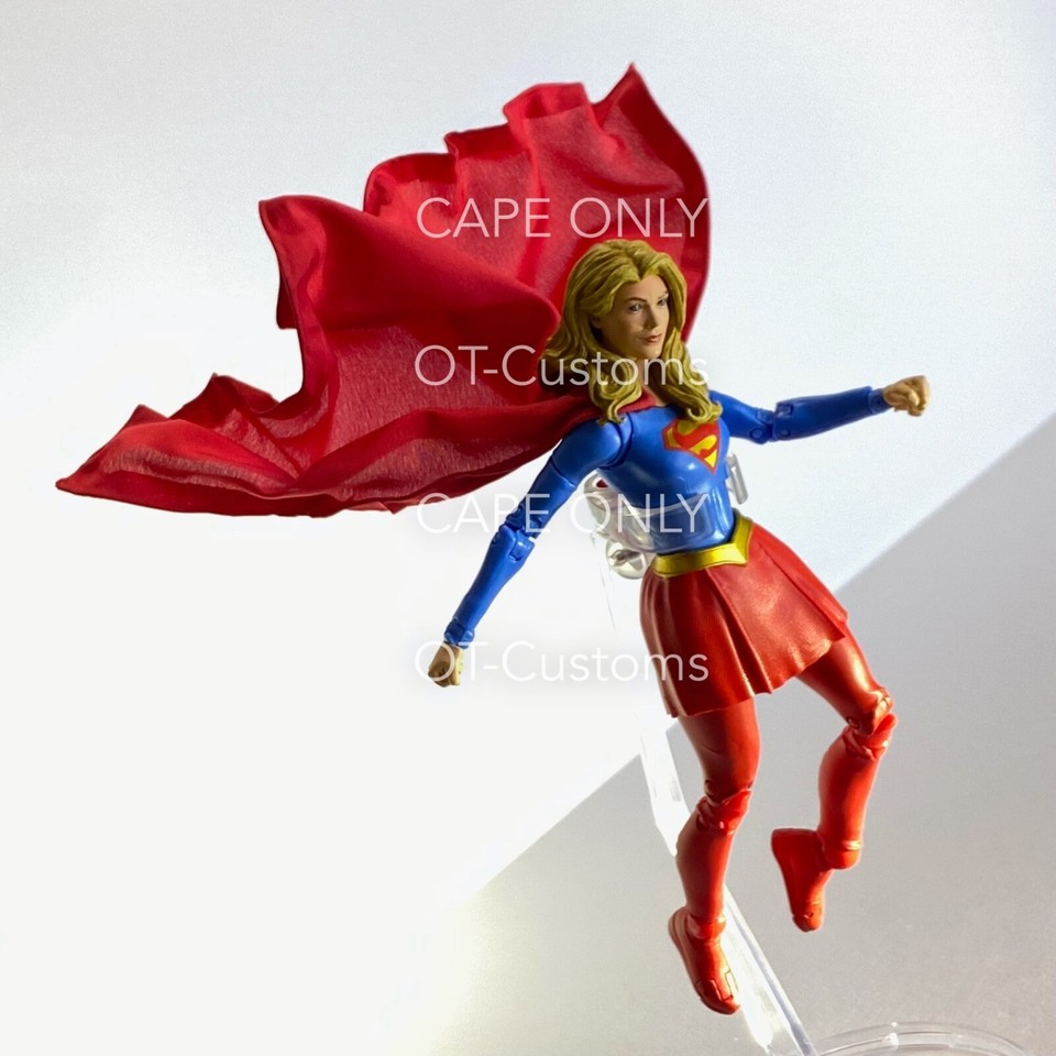 CAPE ONLY - Wired Cape Supergirl DC Rebirth Mcfarlane DC Multiverse 7 ...