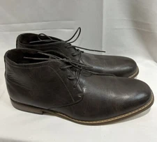 Deer Stags Mens Chukka Boots Size 11.5 W Brown memory Foam Simulated Leather