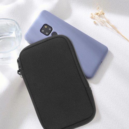 Neoprene Cell Phone Sleeve Zippered Travel Pouch Holder for iPhone Samsung - 第 8/12 張圖片