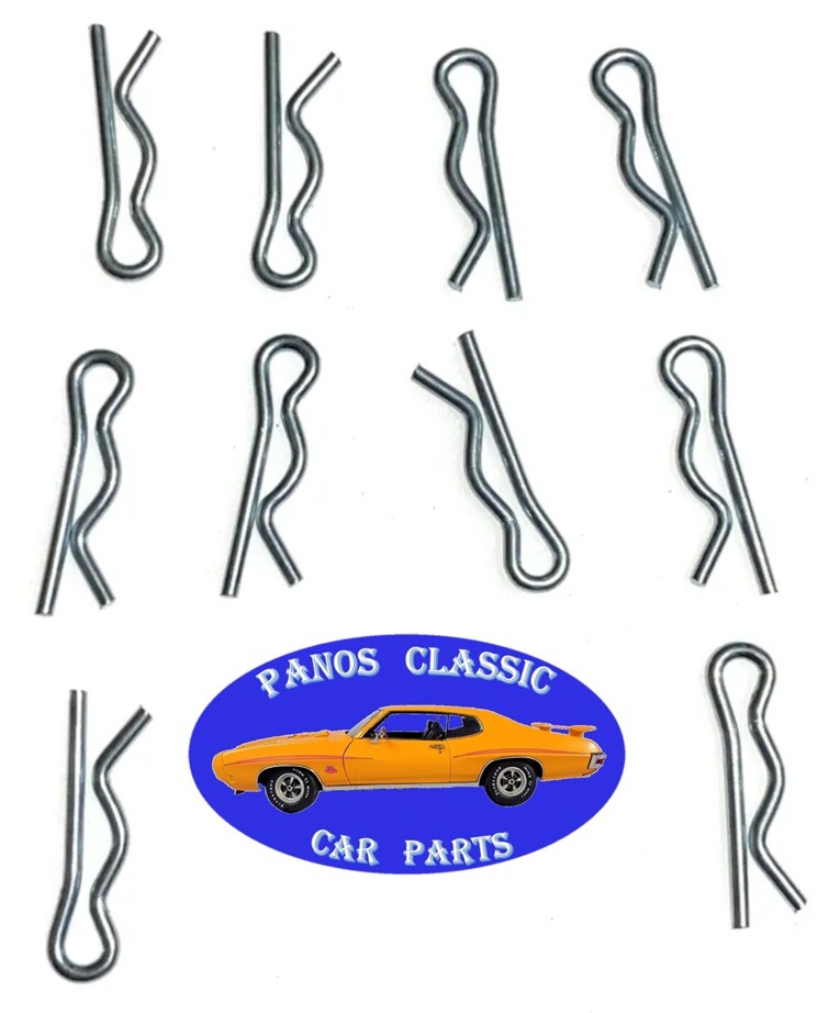GM Trim Door Panel Bumper Fender Hood Shield Retainer Hair Pins 1-3/16" 10pc 133