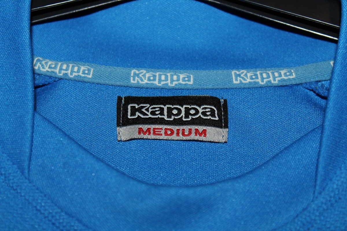 Maillot Rugby Vintage Kappa Italia – Blanc – Taille L – Homme – Jersey Sport époque 90s
