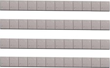 48PCS wheel weights stick on 1/4 Oz, 0.25 Oz Adhesive Backed Wheel Weights, Grey