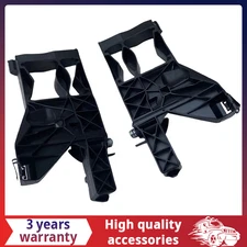 New 2 Pcs LH＆RH Front Bumper Headlamp Bracket Mount Set For Audi