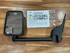 Velvac 714531 2020 Standard Door Mirror   Black, 102" Width, Standard F250 F750