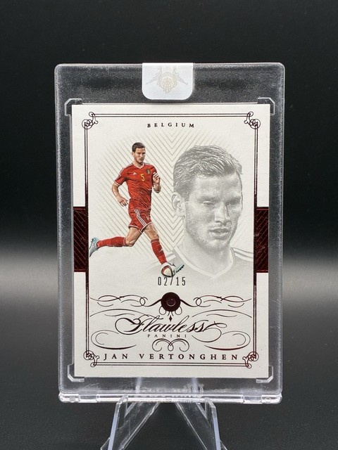 2015-16 Panini Flawless Soccer Jan Vertonghen /15 Ruby Diamond Poland #82