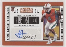 2019 Panini Contenders Draft Picks College Ticket Jaquan Johnson #194 Auto 15d4
