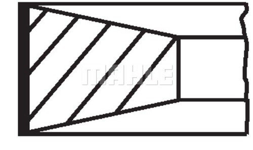 KOLBENRINGE SATZ MAHLE ORIGINAL 021 64 V0 4PCS P STD NEU OE QUALITÄT - Picture 2 of 6