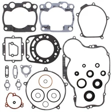 Kawasaki KX 250, 1988-1989, Complete Gasket Set with Seals - KX250