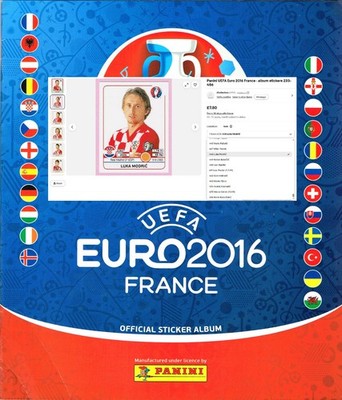 Panini UEFA Euro 2016 France · album stickers 233-456