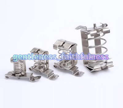 10pcs KLBUE15-32RL EMC Shield Clamp TS35 DIN Rail Cable Grounding Clip