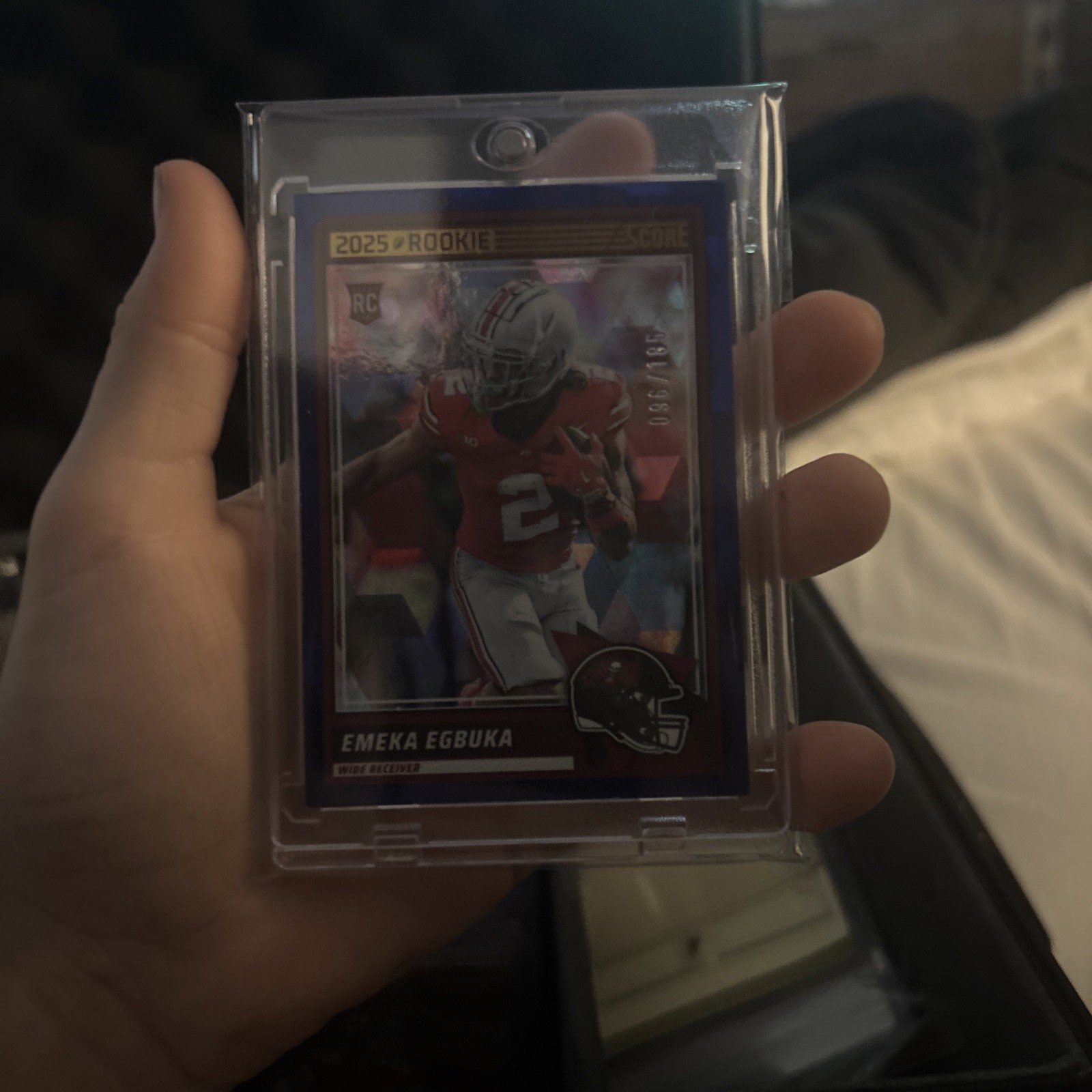 2025 Score - Rookies Emeka Egbuka #2 Cubic /185 (RC)