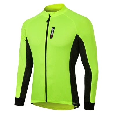 MEETYOO Herren Rennrad Trikot Radtrikot Fahrradtrikot Langarm Fahrrad Radsport Trikot