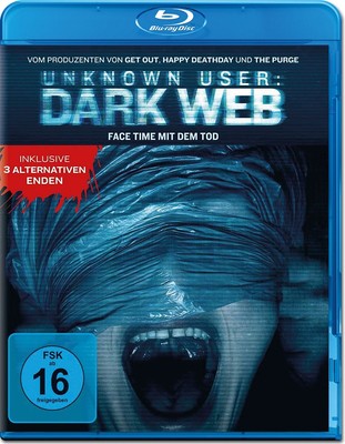 Unknown User Dark Web Blu-Ray Horrorfilm FSK 16 Found Footage