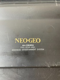 SNK Neo Geo Neogeo AES Console System ROM w/ 2 Stick Controllers Set Soft