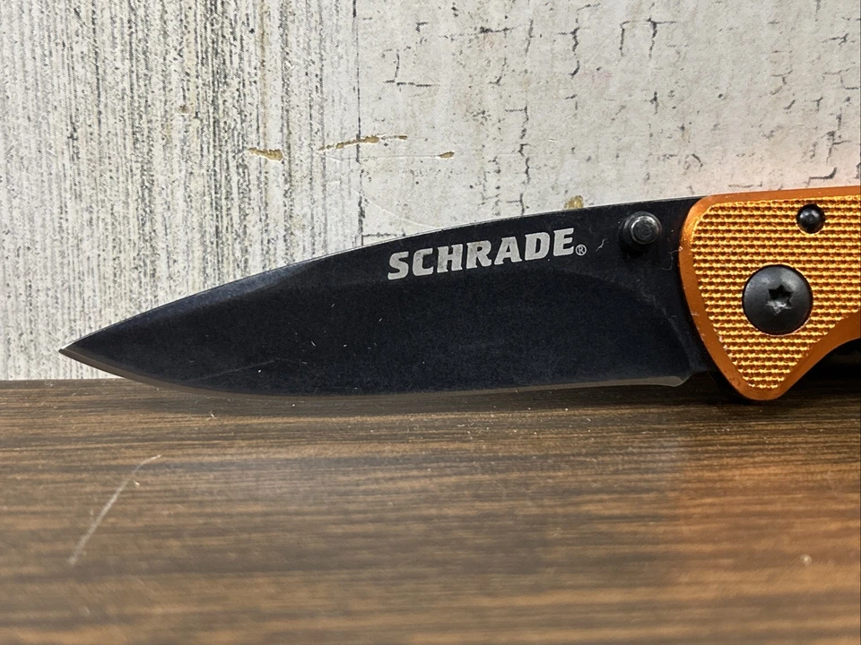 Navaja de bolsillo Schrade SCH107ALOR naranja Foto 2 de 4