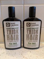 2 Bottles Duke Cannon Thick Hair Tea Tree 2 I...