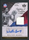 2017-18 WALTER BERRY 241/282 AUTO JERSEY PANINI COURT KINGS SKETCHES SWATCHES