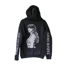 NWOT Authentic Taylor Swift Eras Tour Black Graphic Hoodie Sleeve Womens Medium