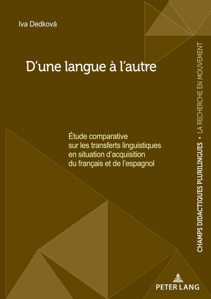 Iva Dedková | D'une Langue à L'autre | Taschenbuch | FranzöSisch (2024)-image