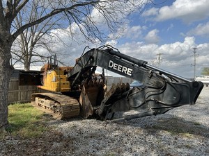 2019 John Deere 210 G LC Excavator For Parts Or Repair. Needs New Cab And Wiring