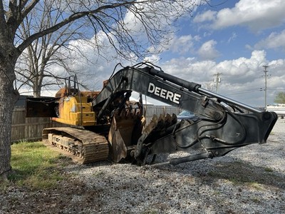 2019 John Deere 210 G LC Excavator For Parts Or Repair. Needs New Cab And Wiring