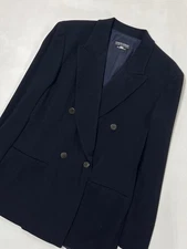 Giorgio Armani Navy Jacket Made in Italy size 38 Long Sleeve Brand New, Unused