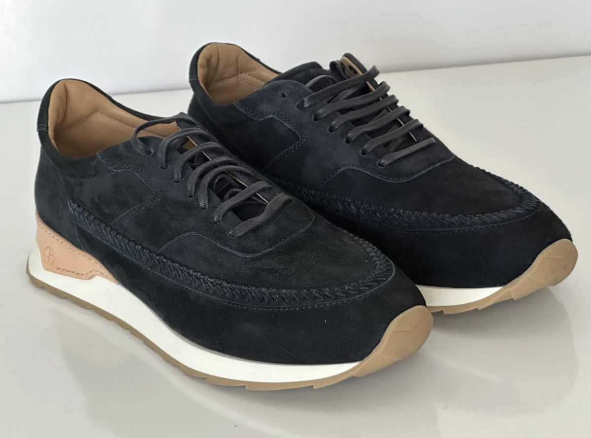 RARE Giorgio Armani Black Suade Shoes Sz 44.5 Giorgio Armani & Kith Espadrilla Suede - Pepe main image 2