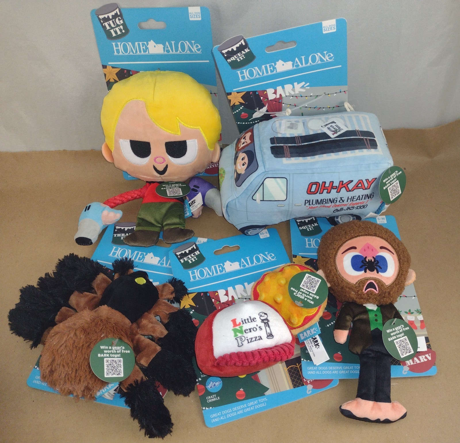 Home Alone Kevin Marv Van Tarantula Christmas Barkbox